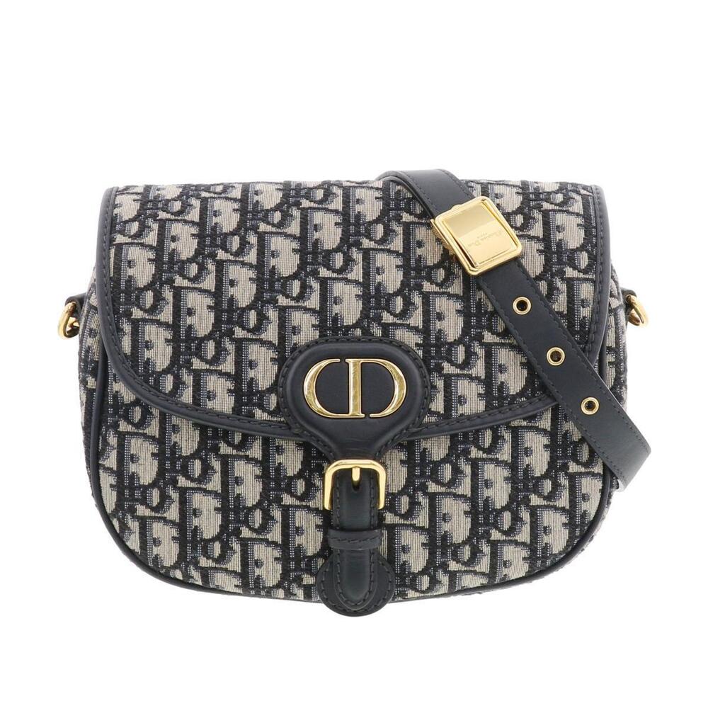 Christian Dior Bobby Shoulder Bag Navy Blue